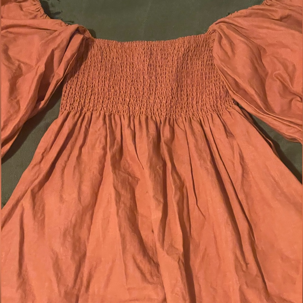 Kourt women’s dress size Small. Color Burnt Orange.